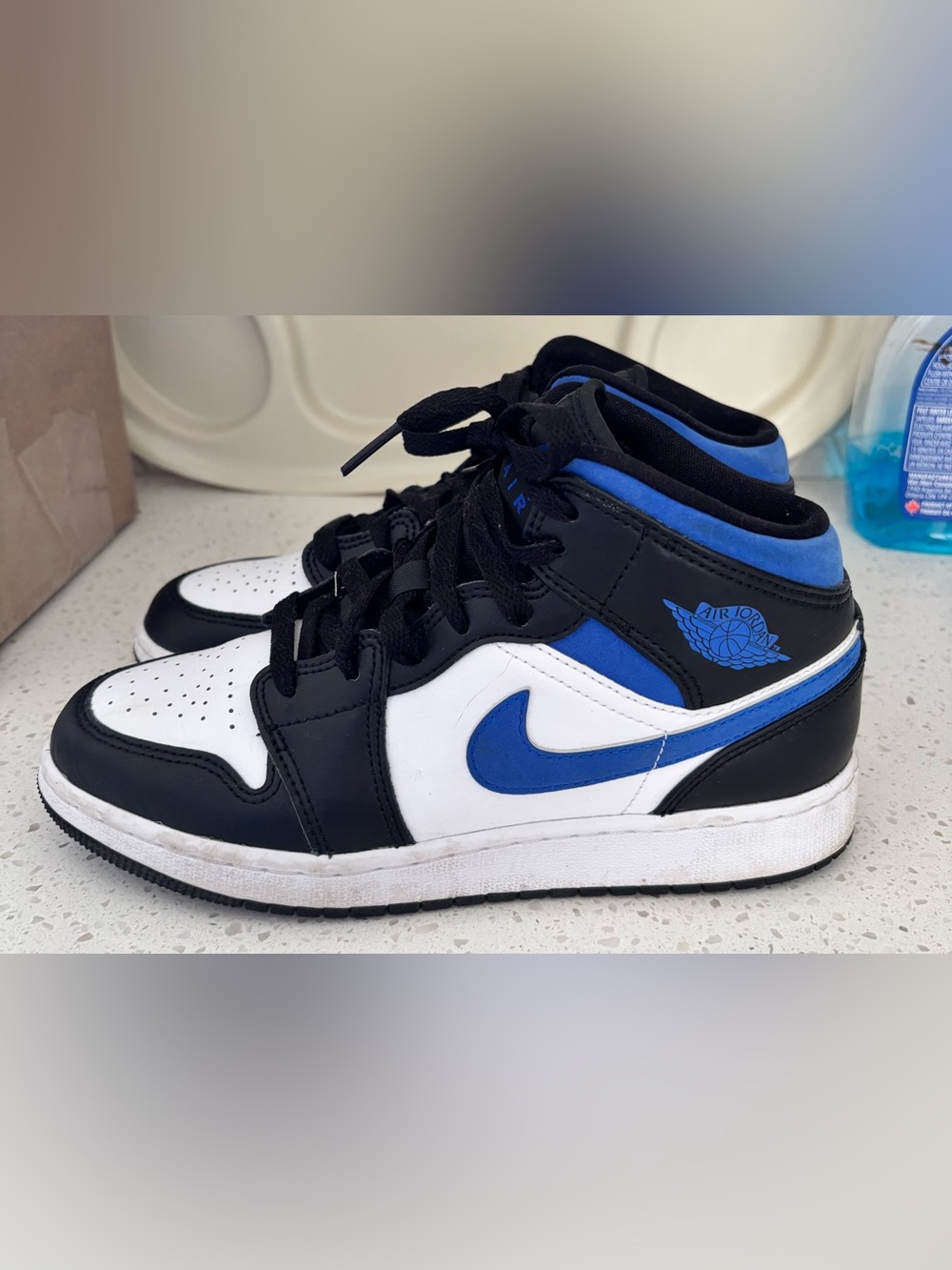 Jordan 1 Mid-rise Racer Blue
